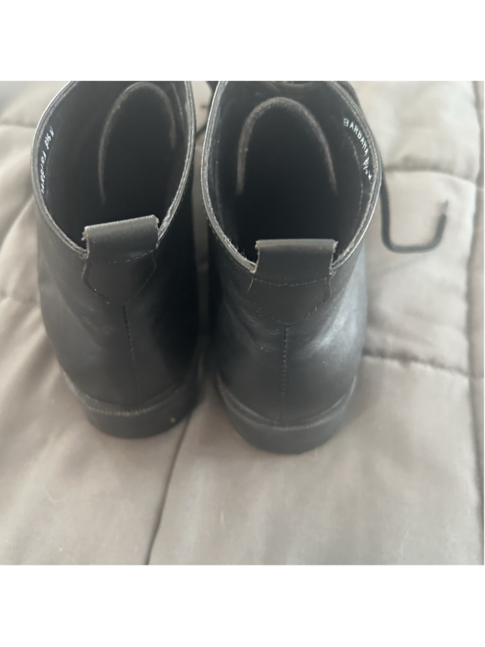 Boston Accent Barbara Leather Ankle Boot Size 8.5wide Black - Picture 5 of 7